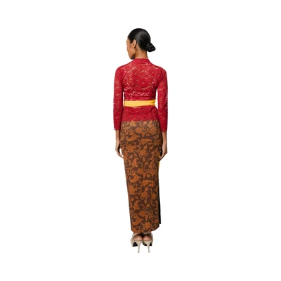 Gambar Pendopo Ukuran M Kebaya Wanita Basic - Merah Maroon