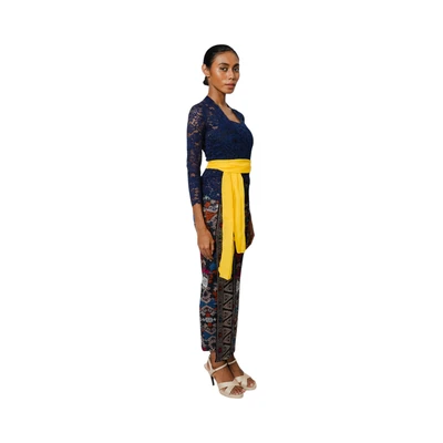 Gambar Pendopo Ukuran M Kebaya Wanita Basic - Biru Navy