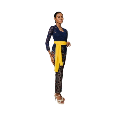 Gambar Pendopo Ukuran M Kebaya Wanita Basic - Biru Navy