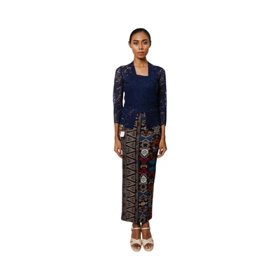 Gambar Pendopo Ukuran M Kebaya Wanita Basic - Biru Navy