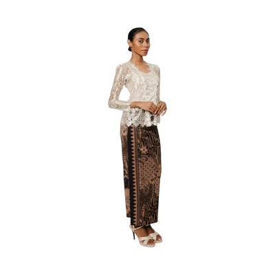 Gambar Pendopo Ukuran S Kebaya Wanita Deluxe - Light Gold