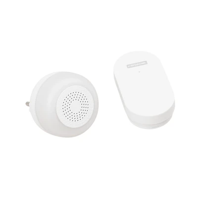 Gambar Krisbow Bel Pintu Wireless One Plug Rgb - Putih