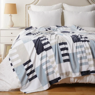 Gambar Informa 150x200 cm Selimut Microfiber Polyester Print Odell - Mix