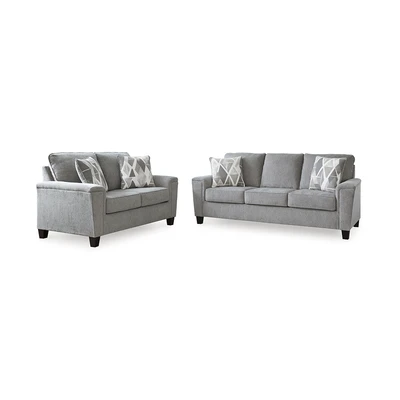 Gambar Ashley Leeshan Sofa Fabric 2 Seater - Abu-Abu