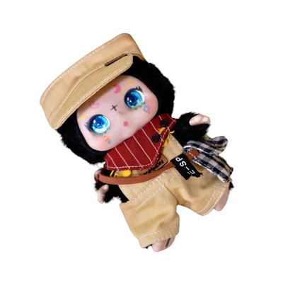 Gambar Kimmon Mimon Baju Jumpsuit Boneka - Cokelat