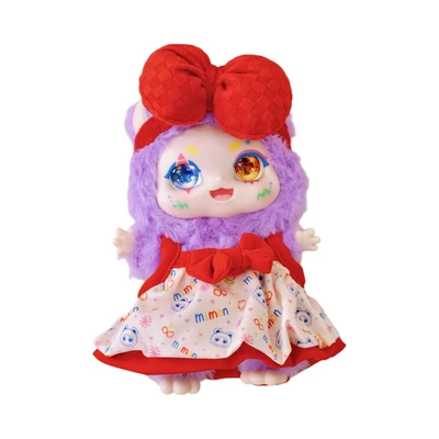 Gambar Kimmon Mimon Baju Dress Boneka - Merah