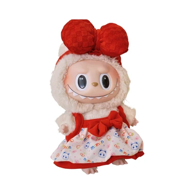Gambar Kimmon Mimon Baju Dress Boneka - Merah