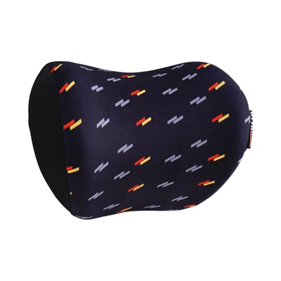 Gambar Otto Klasse Bantal Leher Kursi Mobil Tartan Classic Strip - Hitam