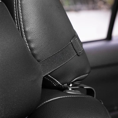 Gambar Otto Klasse Bantal Leher Kursi Mobil Tartan Classic Strip - Hitam