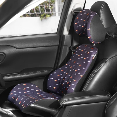 Gambar Otto Klasse Bantalan Jok Mobil Tartan Classic Strip - Hitam