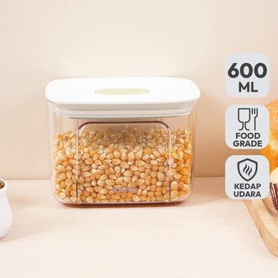 Gambar Picas Sackie Stoples Plastik 600 ml Transparan - Putih