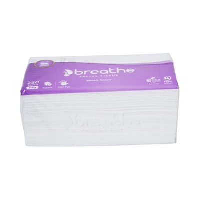 Gambar Breathe Serene Tisu Wajah 2 ply 250 Lembar - Putih