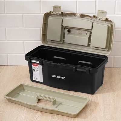 Gambar Maxbuilt Kotak Perkakas 40.5x20x18 cm - Cokelat Sand