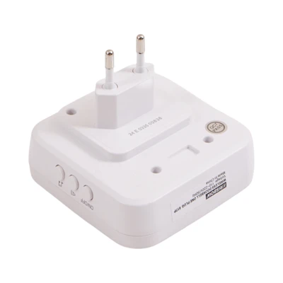 Gambar Krisbow Bel Pintu Nirkabel One Plug 617P Rgb - Putih