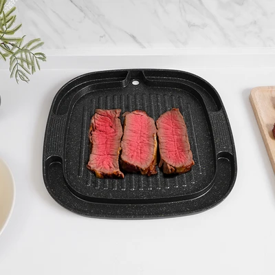 Gambar Culinart Wajan Panggang 35 cm - Hitam