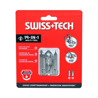 Gambar Swiss Tech Alat Saku Serbaguna 19 In 1 - Silver