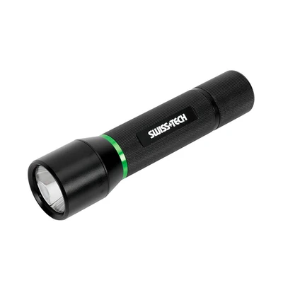 Gambar Swiss Tech Senter Rechargeable 400 Lumen ST031601 - Hitam/Hijau