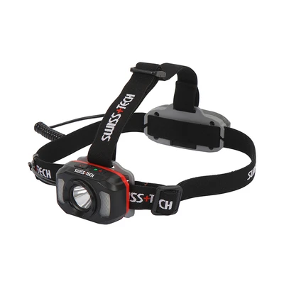 Gambar Swiss Tech Senter Kepala Rechargeable ST032003 - Hitam