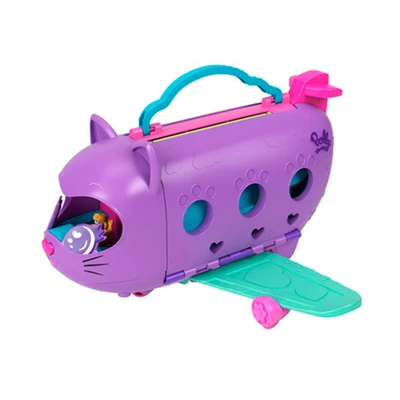 Gambar Polly Pocket Playset Kitty Airways - Ungu