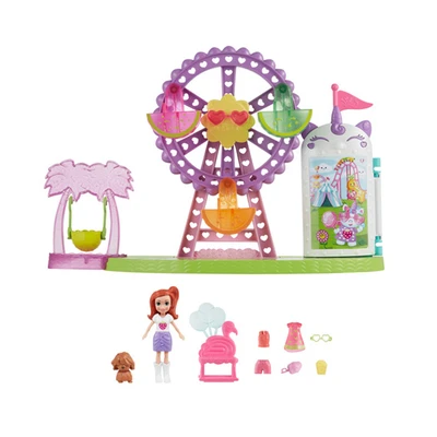 Gambar Polly Pocket Playset Tropical Treats Carnival