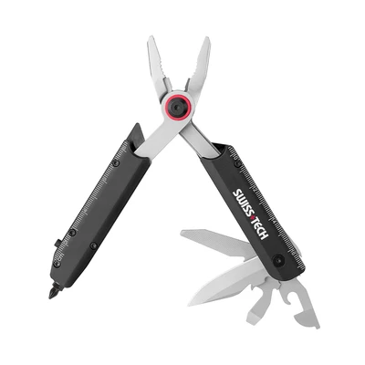 Gambar Swiss Tech Alat Saku Serbaguna 26 In 1 - Silver/Hitam