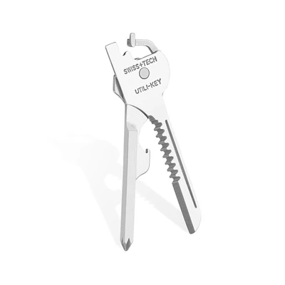 Gambar Swiss Tech Alat Saku Serbaguna 6 In 1 - Silver