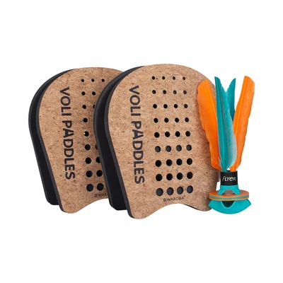 Gambar Waboba Set Voli Paddle - Cokelat