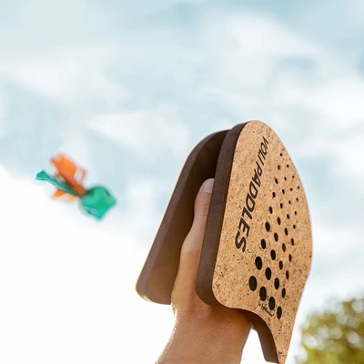 Gambar Waboba Set Voli Paddle - Cokelat