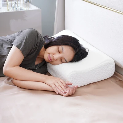 Gambar Sleeplite 60x35 cm Bantal Ergonomis Airy Fiber - Putih