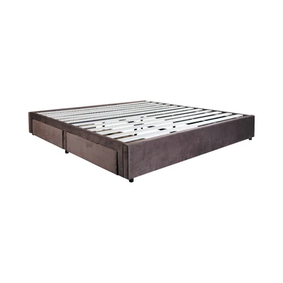 Gambar Informa Sleep 120x200 cm Linford III Dipan Velvet Dengan Laci - Cokelat