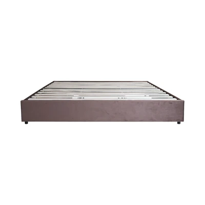 Gambar Informa Sleep 160x200 cm Linford III Dipan Velvet Dengan Laci - Cokelat