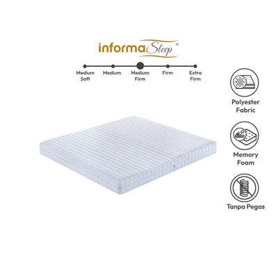 Gambar Informa Sleep 100x200x20 cm Raven Kasur Memory Foam - Putih