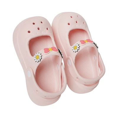 Gambar Kiddy Star Ukuran 33 Sandal Anak Clogs Mary Jane Pumps - Pink