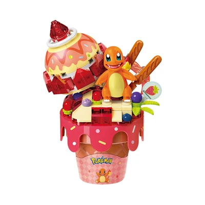 Gambar Keepplay Pokemon Charmander Cone Set 156 Pcs - Merah