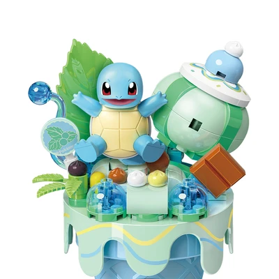 Gambar Keepplay Pokemon Squirtle Cone Set 119 Pcs - Biru