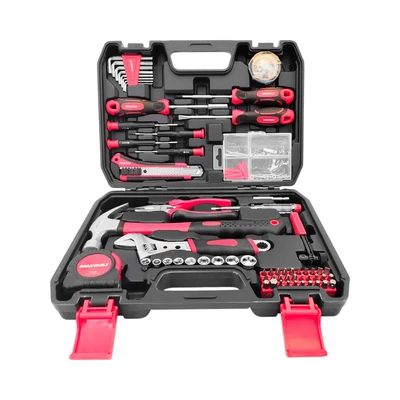 Gambar Maxbuilt Perkakas Rumah Tangga Set 123 pcs - Merah
