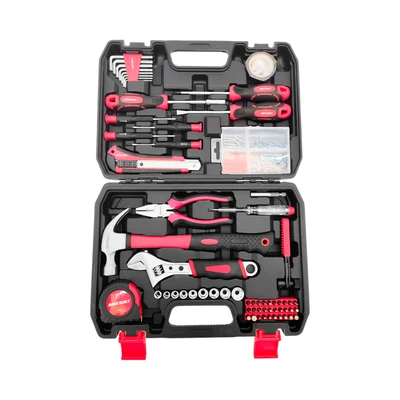Gambar Maxbuilt Perkakas Rumah Tangga Set 123 pcs - Merah