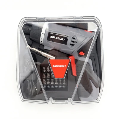 Gambar Maxbuilt Set Obeng Cordless 3.6V - Abu-Abu