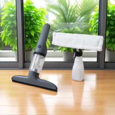Gambar Klaz Vacuum Cleaner Kaca Jendela Portabel - Hitam