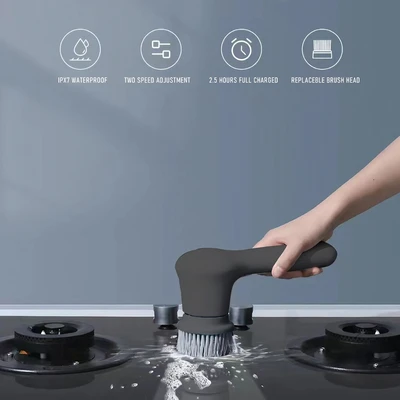 Gambar Klaz Sikat Pembersih Elektrik Spin - Hitam