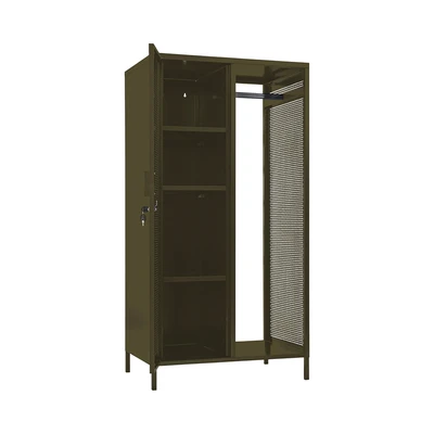 Gambar Masterspace Mira Lemari Pakaian Dengan Gantungan Hanger 75x50x145 cm - Hijau