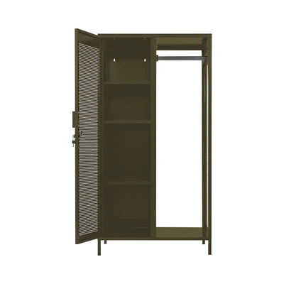Gambar Masterspace Mira Lemari Pakaian Dengan Gantungan Hanger 75x50x145 cm - Hijau