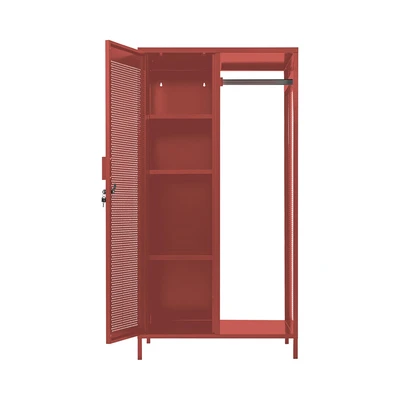 Gambar Masterspace Mira Lemari Pakaian Dengan Gantungan Hanger 75x50x145 cm - Merah Terracotta