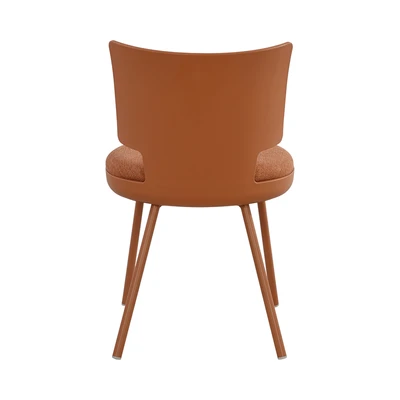 Gambar Informa Floria Kursi Fabric - Oranye Terracotta