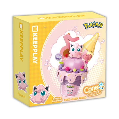 Gambar Keepplay Pokemon Jigglypuff Cone Set 129 Pcs - Pink