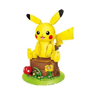 Gambar Keepplay Pokemon Adorable Pikachu Set 728 Pcs - Kuning