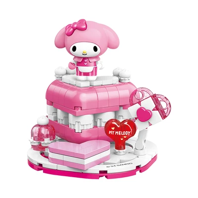 Gambar Keepplay Sanrio My Melody Strawberry Mouse Set 175 Pcs - Pink