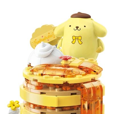 Gambar Keepplay Sanrio Pompompurin Banana Pancake Set 179 Pcs - Kuning