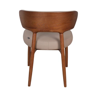 Gambar Informa Sada Kursi Makan Fabric - Cokelat Walnut
