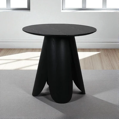 Gambar Informa Senno Meja Makan Round 80x80x75 cm - Hitam